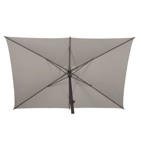 HESPERIDE Kantelbare Paraplu Loompa, 2x3m in Aluminium, Taupe