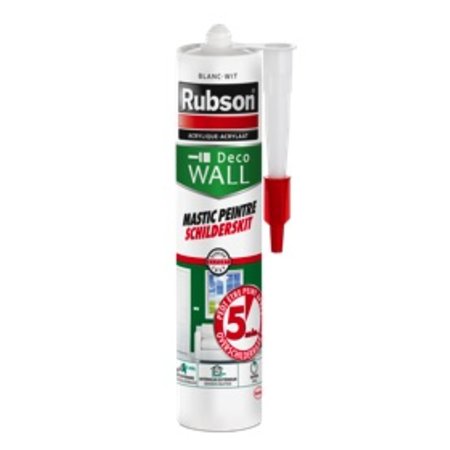 RUBSON Schilderskit Acryl Wit Duopack 2de -50%