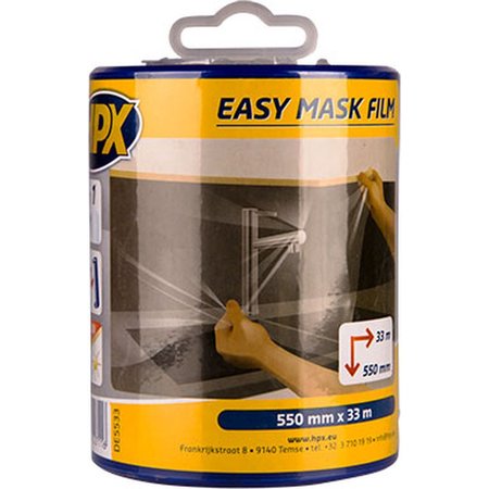 HPX Easy Mask Film Crêpepapier - 550mm x 33m + Dispenser