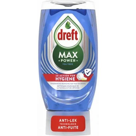 DREFT Afwasmiddel Max Power Tea Tree Extra Hygiëne, 370ml