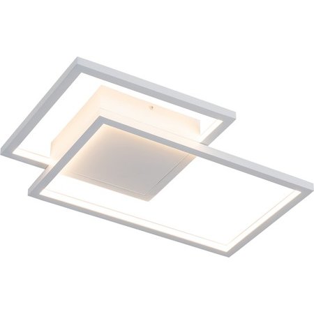FANTASIA Plafondlamp Nori, LED 44W, 48x34x6cm, Dimbaar, Wit