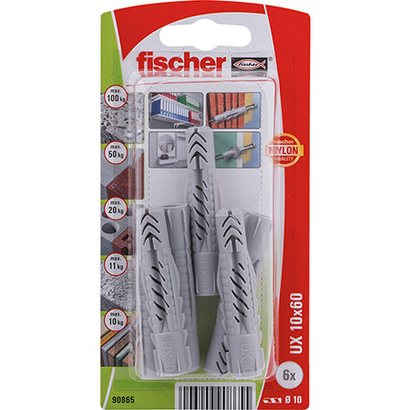 Fischer 6x Plug UX 10x60 K - 90865