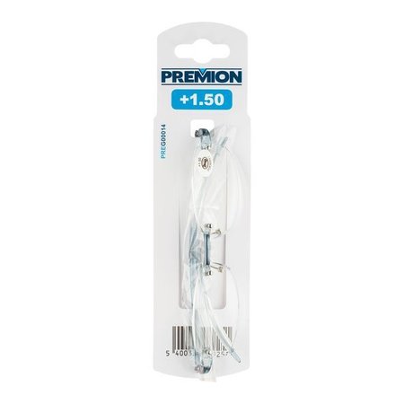 PREMION Leesbril Model 1, Blauw, Sterkte +1.50