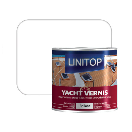 Linitop Yacht Vernis 0,25l Hoogglans Kleurloos