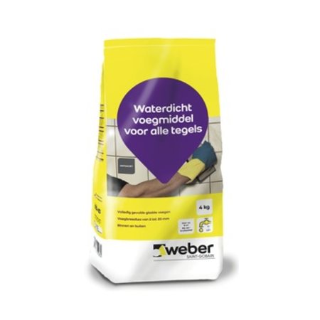 Weber Voegmiddel Lichtgrijs 4 kg
