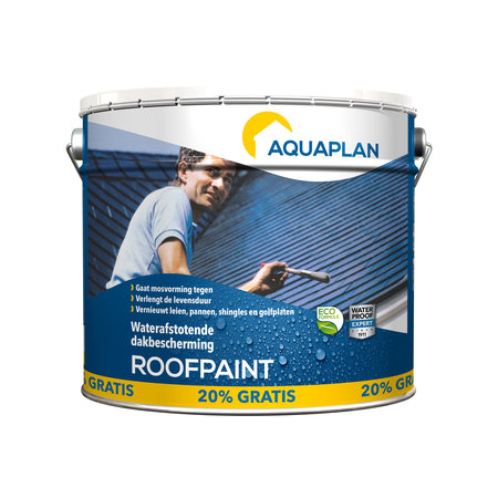 Aquaplan Roofpaint 10l+20% Gratis Antraciet