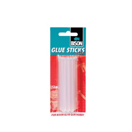 Bison Glue Stick Hobby Transparant (12 Stuks)