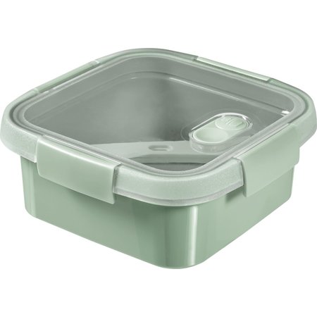 CURVER Lunchbox Smart To Go Eco, 0.9L Groen + Bestekset