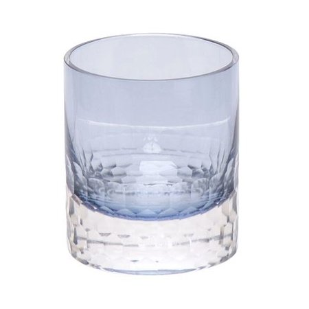 COSY & HOME Theelichtglas Puglia Grijsblauw d6xh7cm