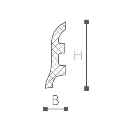 NMC Decoflair Sierlijst C4 5,5x1,5x200cm