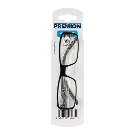 PREMION Leesbril Model 4, Zwart/Grijs, Sterkte +1.50
