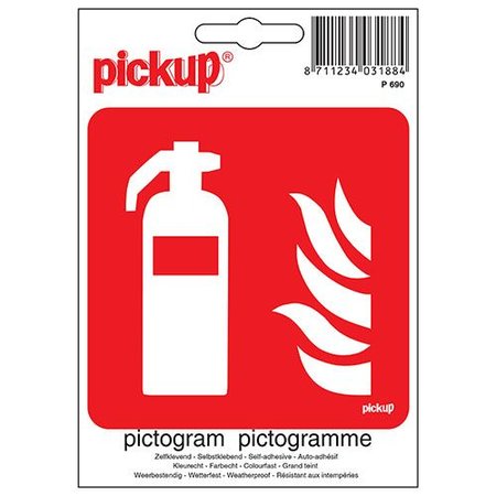 Pickup Pictogram Brandblusapparaat 100x100mm