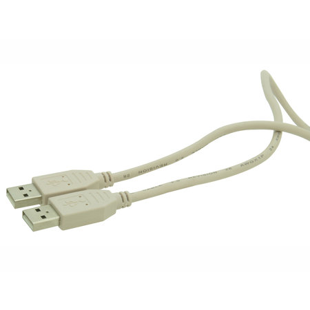 Profile USB-snoer Type A 2x M 1,8m
