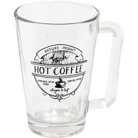 CLAYRE & EEF Koffiebeker Glas Hot Coffee, 25cl