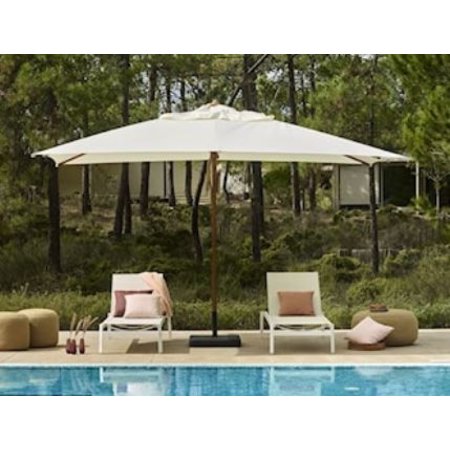 JARDINICO Parasol Natural Hout/Polyester PU-Coating 250cm
