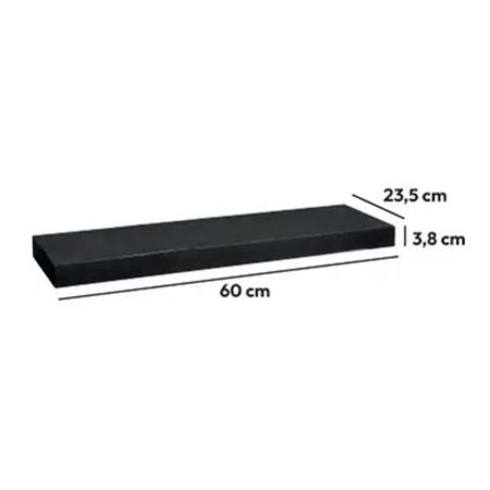 5FIVE Muurplank Fixy - Onzichtbare bevestiging - 60cm - Zwart